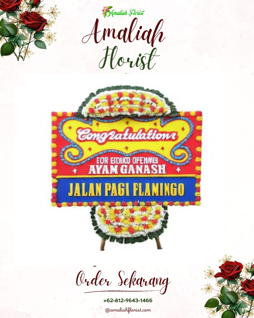 Sewa Papan Bunga Kawali